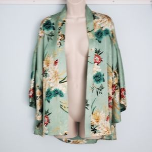 NWOT Violet & Claire Open Front Kimono Style Jacket - Sz S